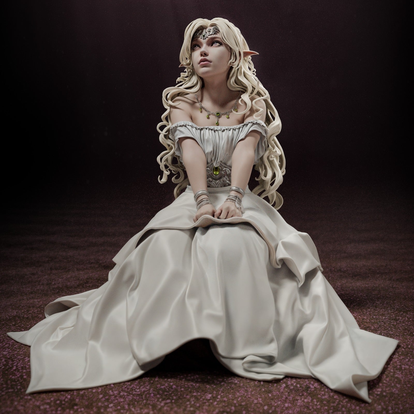Elf Princess _Original Characters resin figure by CA 3D Studios — studio preview 2