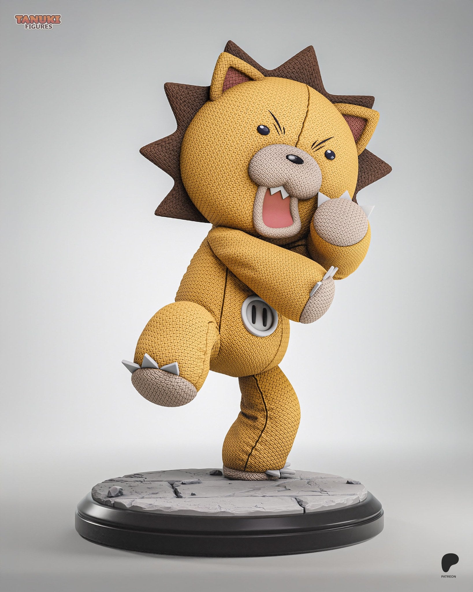 Kon (Bleach) resin figure by Tanuki Figures — studio render 1