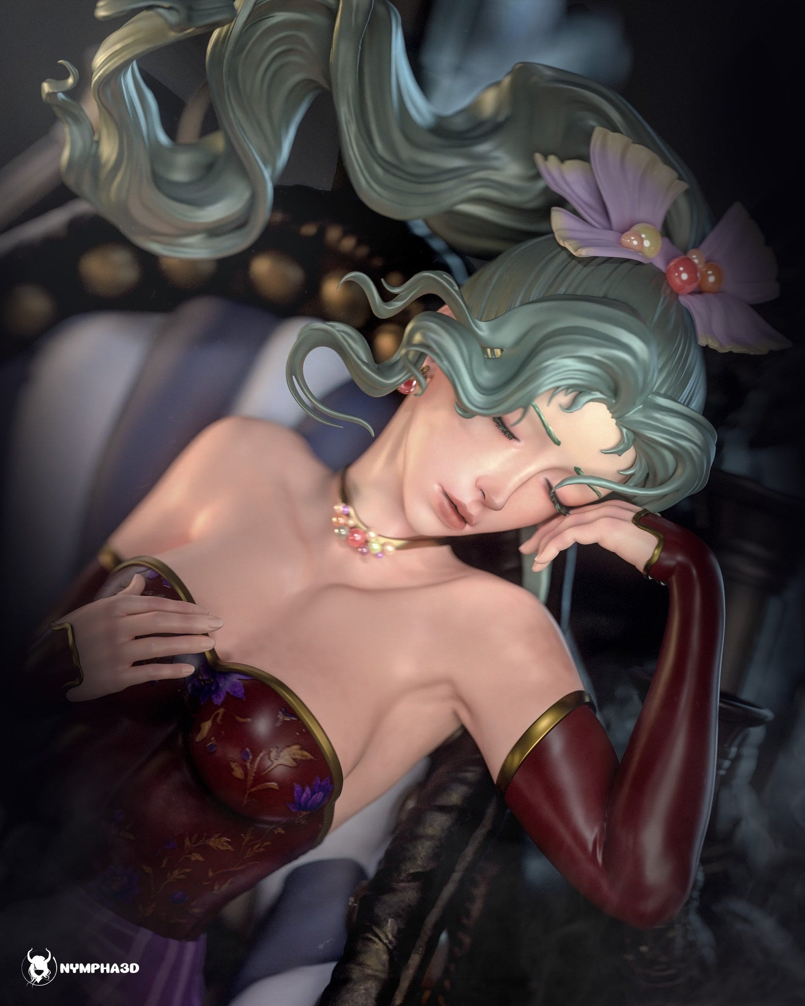 Terra Branford (Final Fantasy VI) resin figure by Nympha — studio render 6