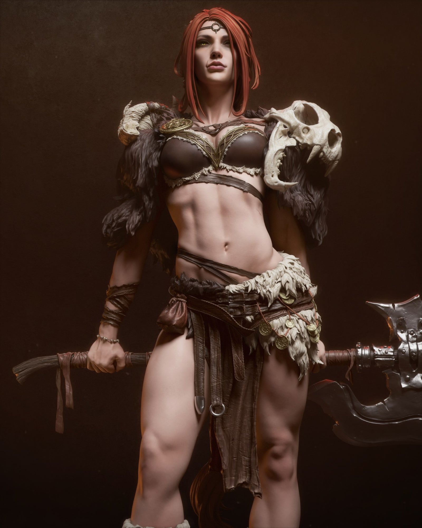 Barbarian Queen — studio render 1
