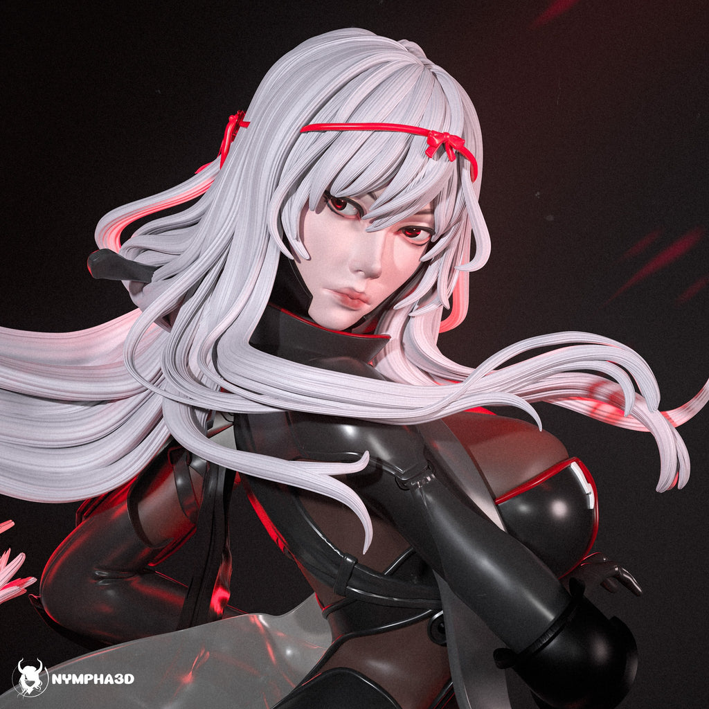 Scarlet: Black Shadow (NIKKE: Goddess of Victory) resin figure by Nympha — studio render 5