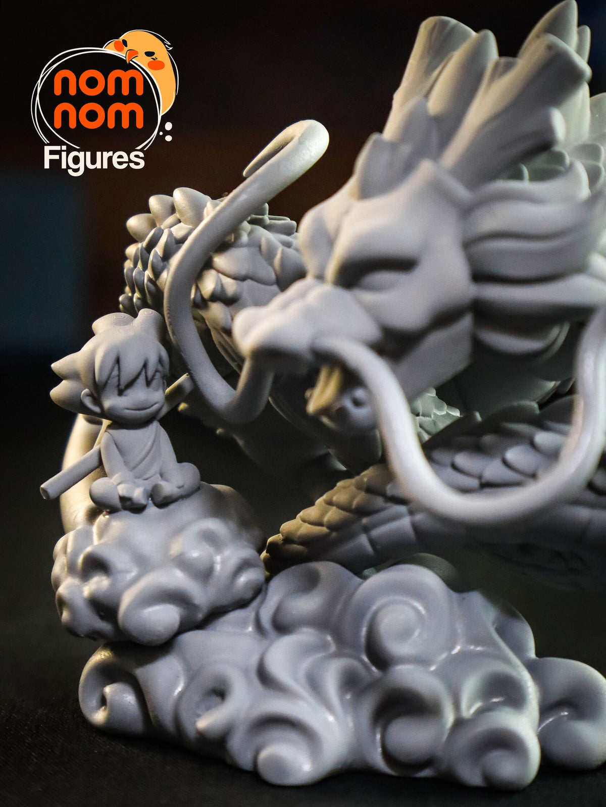 Shenron and Goku — studio render 13