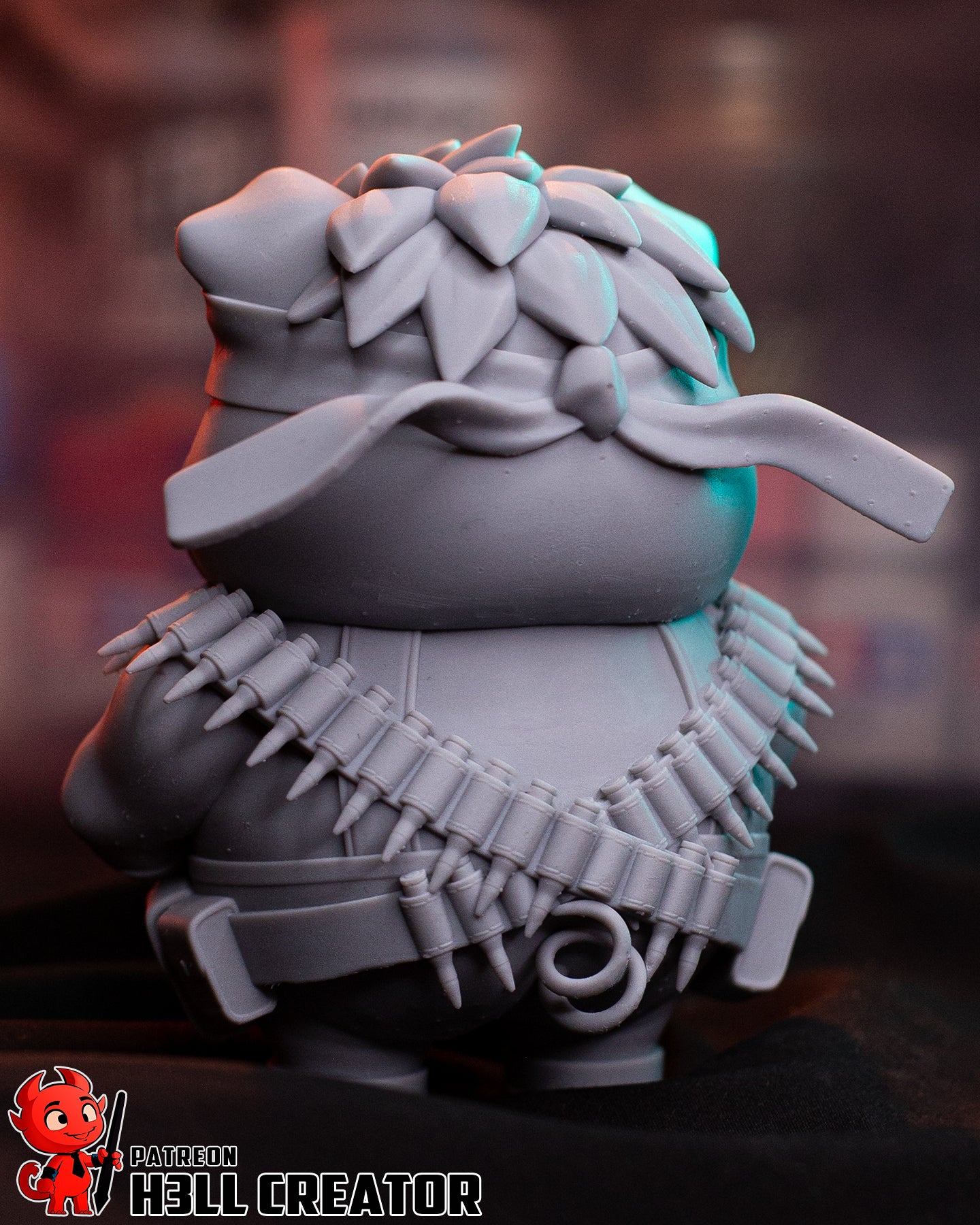 Solid Snake (Metal Gear Solid) resin figure by h3LLcreator — studio render 10