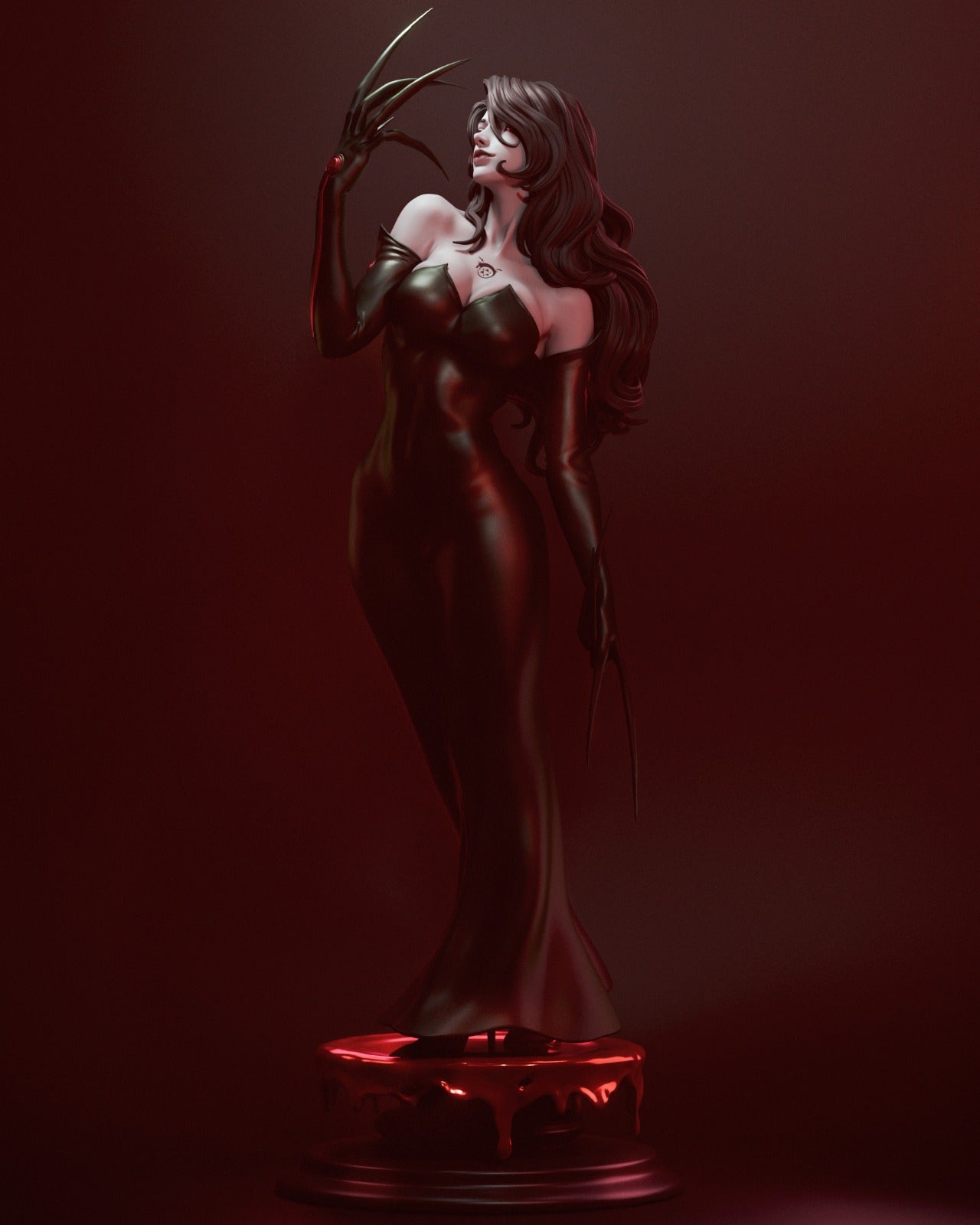 Lust Fullmetal Alchemist resin figure by CA 3D Studios — studio preview 2