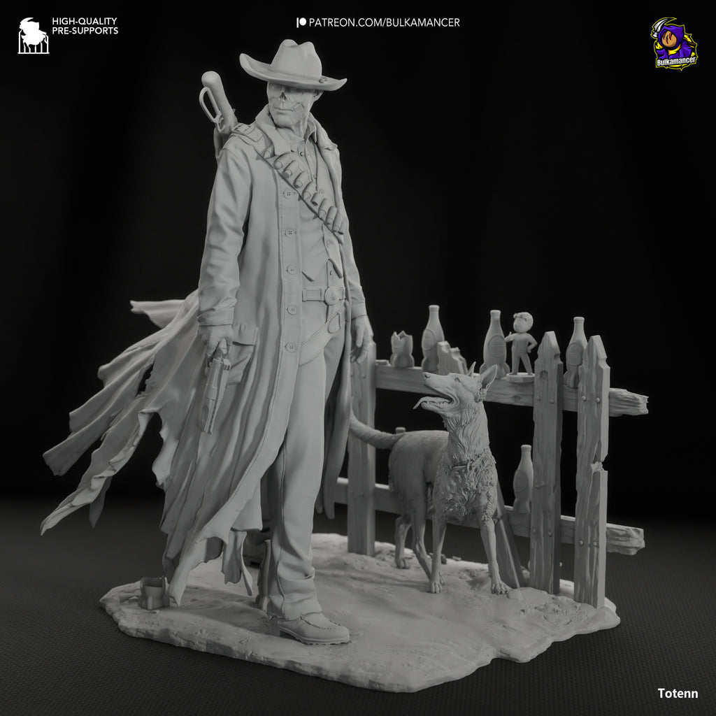 The Ghoul (Fallout) resin figure by Bulkamancer — studio render 10