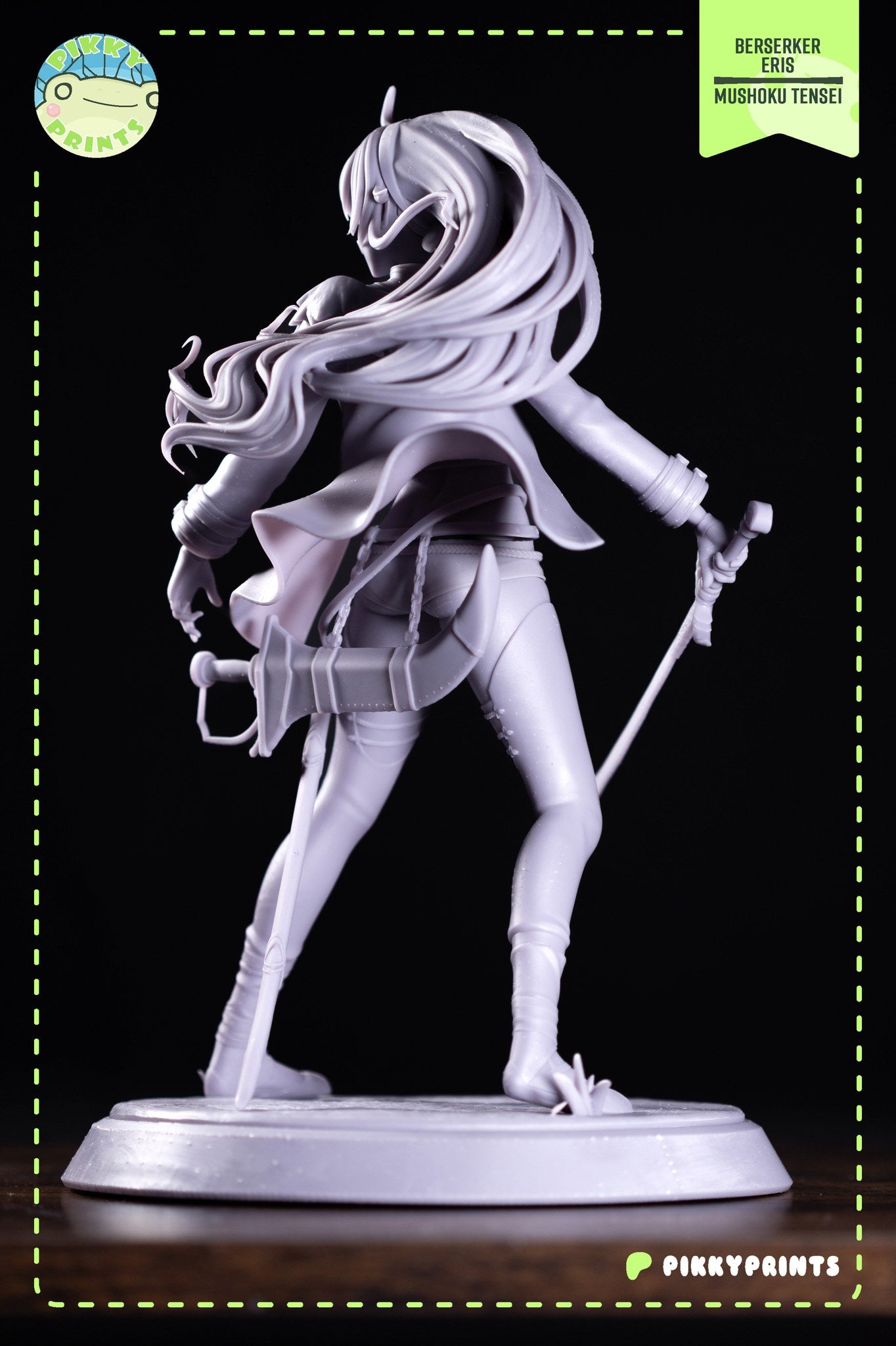 Eris Boreas Greyrat (Mushoku Tensei) resin figure by PikkyPrints — studio render 10