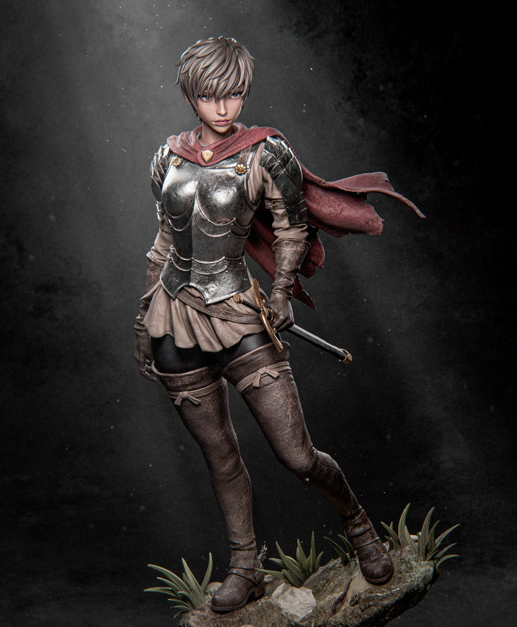 Casca Berserk resin figure by CA 3D Studios — studio preview 3