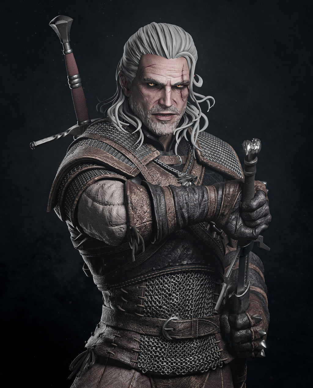 Geralt of Rivia — studio render 6