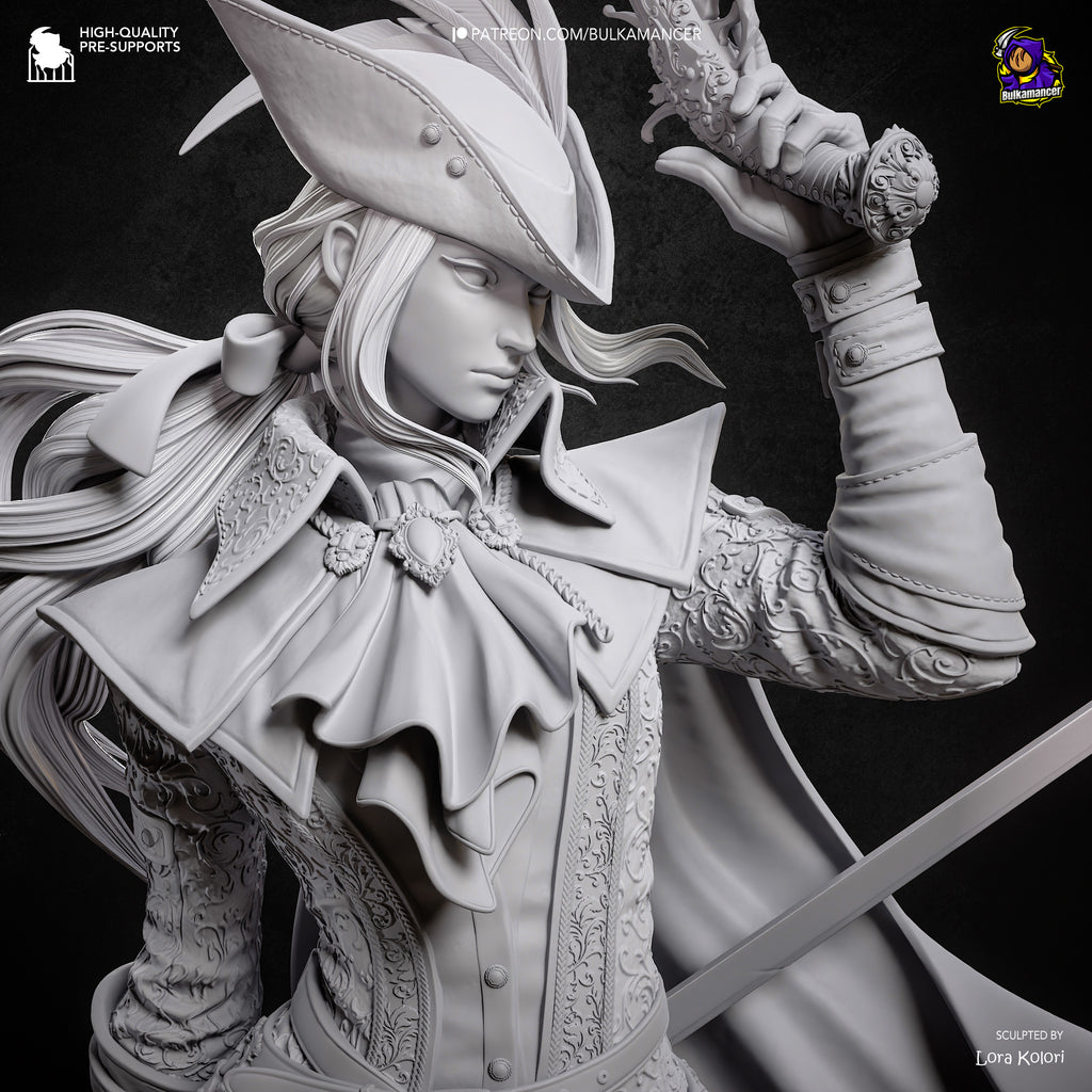 Lady Maria (Bloodborne) resin figure by Bulkamancer — studio render 18