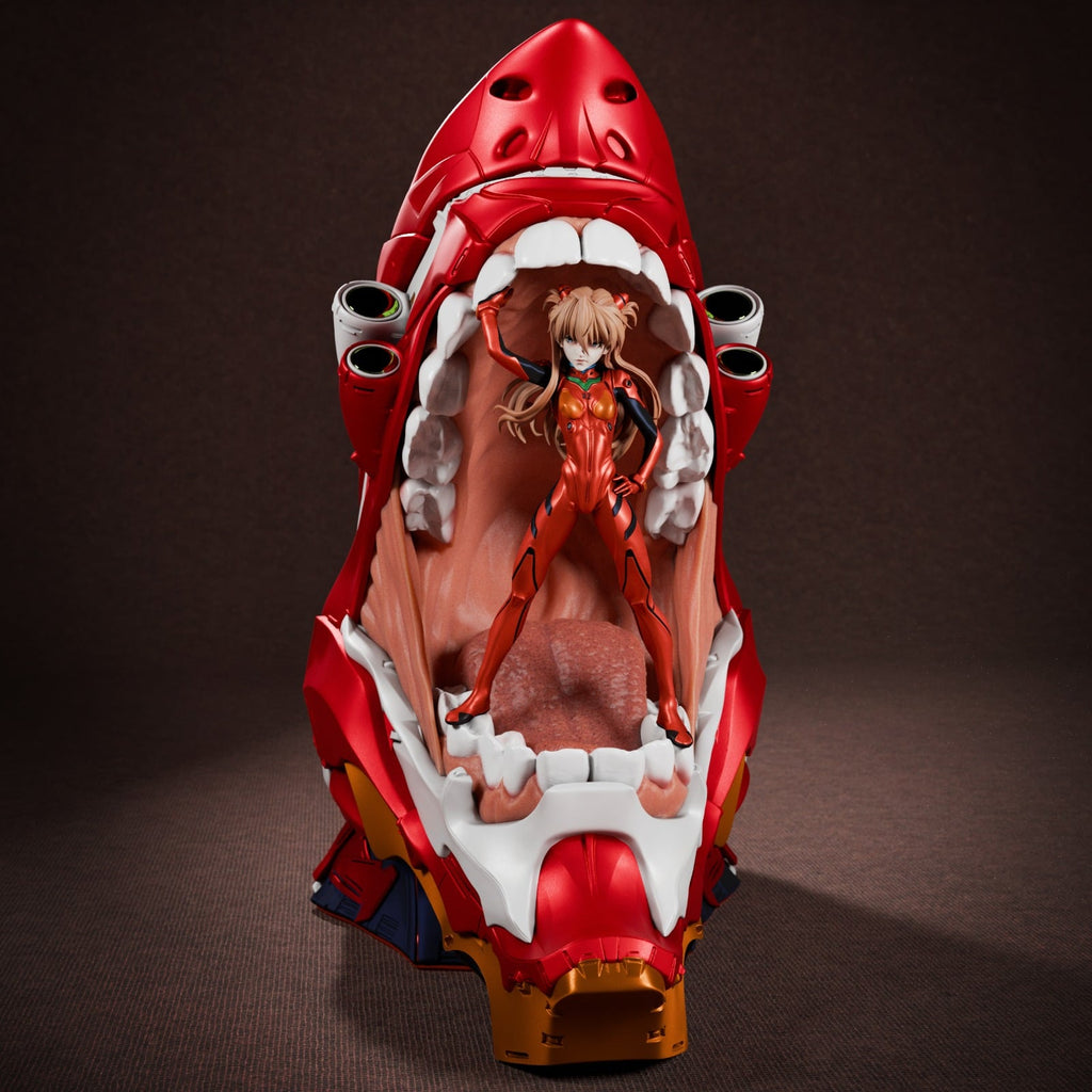 Asuka Langley Soryu and Eva-01 — studio render 3