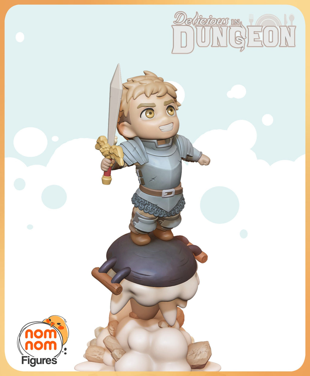 Laios Touden Delicious in Dungeon Chibi resin figure by NomNom Figures — studio preview 1