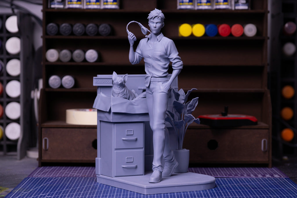 Robert (Dispatch) resin figure by Neko Figurines — studio render 3