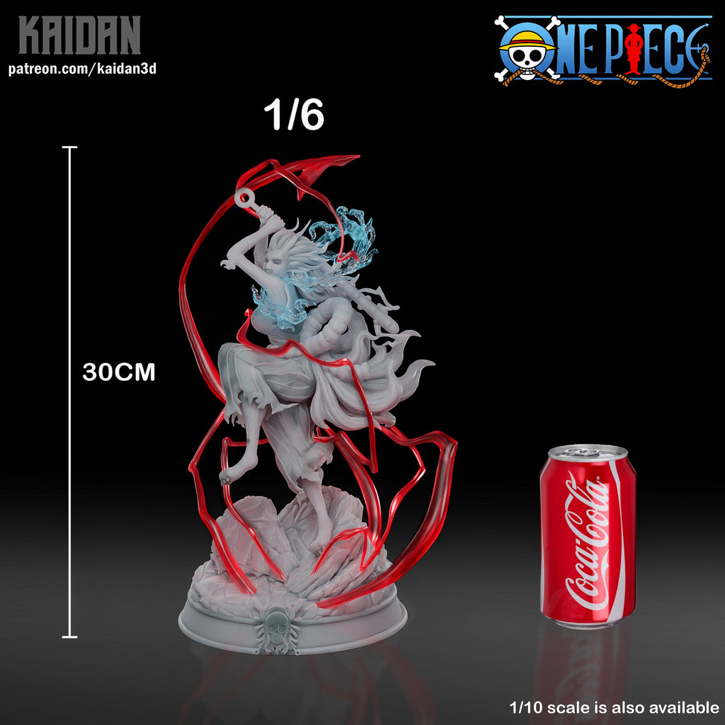Yamato (One Piece) resin figure by Kaidan 3D — studio render 2