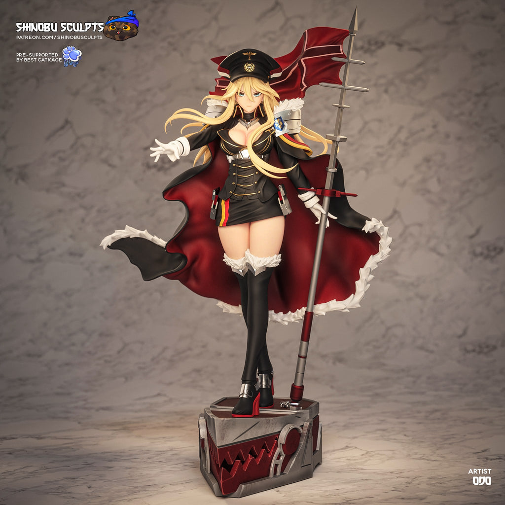 Bismarck (Azur Lane) resin figure by Shinobu Sculpts — studio render 2