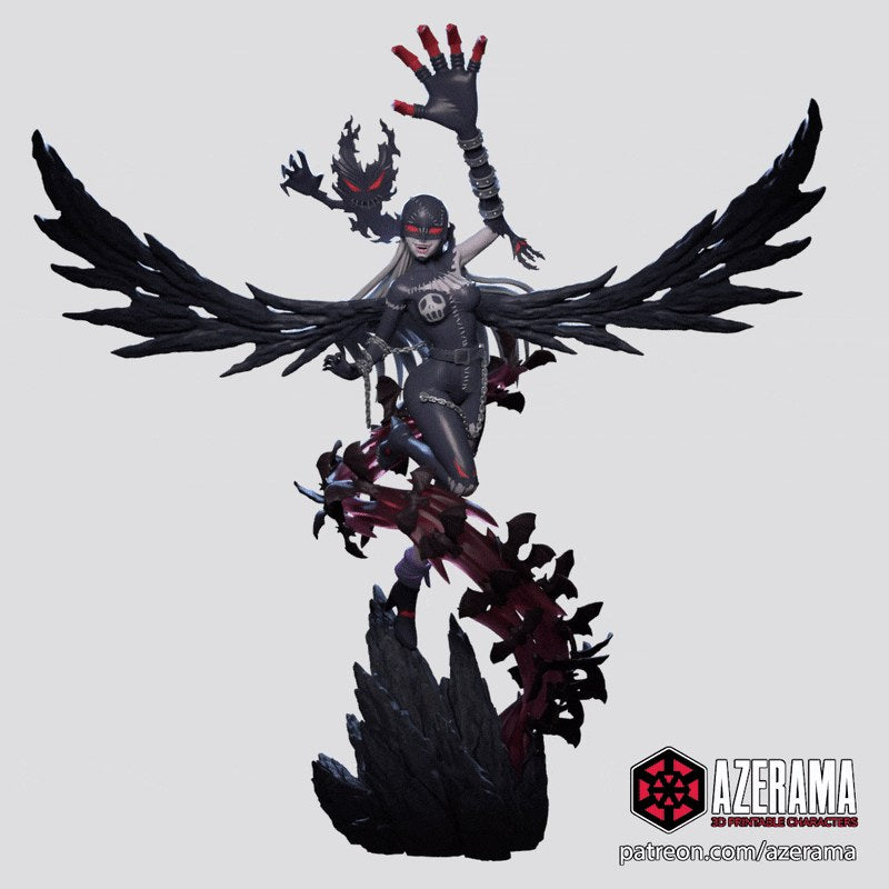 LadyDevimon (Digimon) resin figure by Azerama — studio render 3