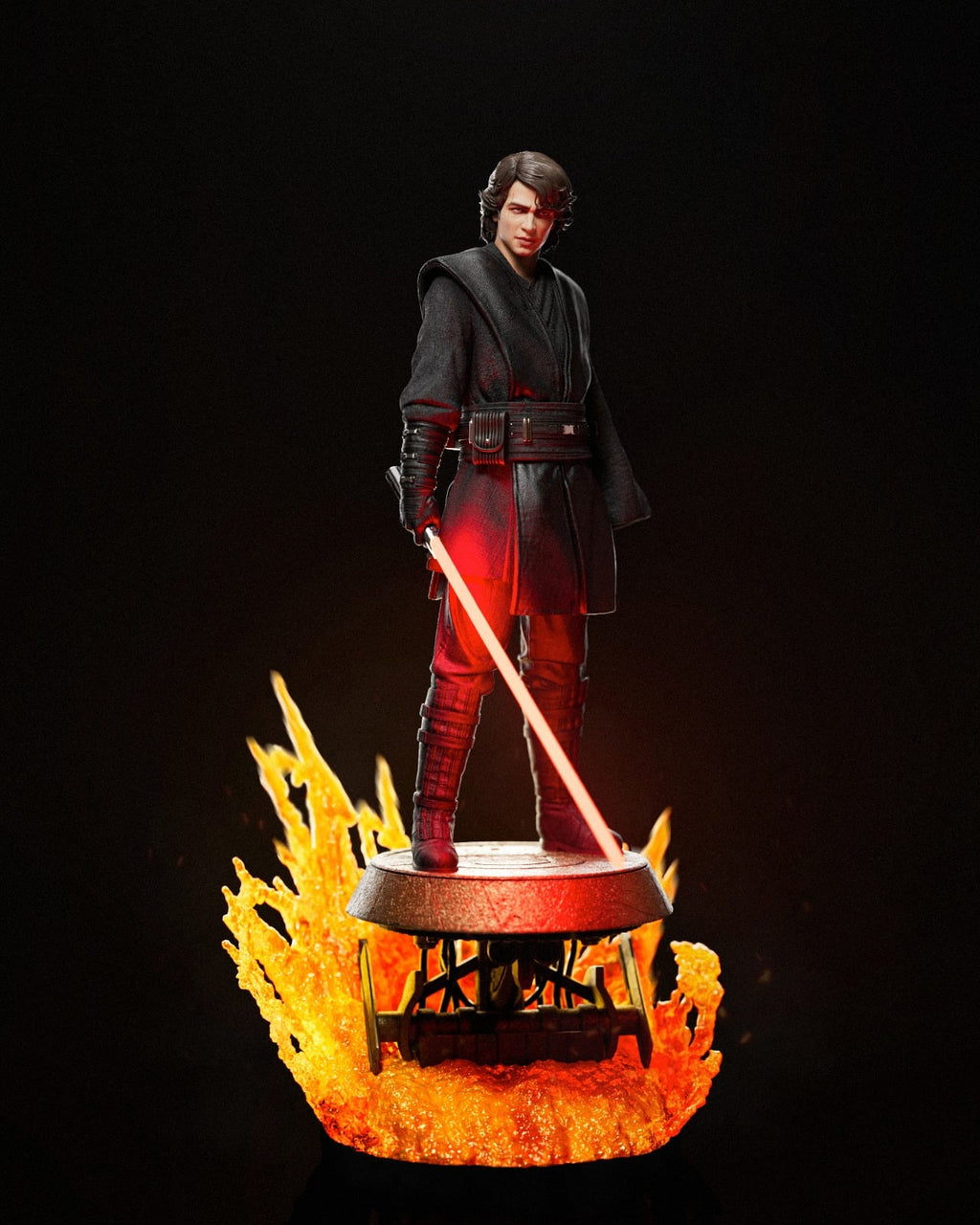 Anakin Skywalker Star Wars resin figure by CA 3D Studios — studio preview 3