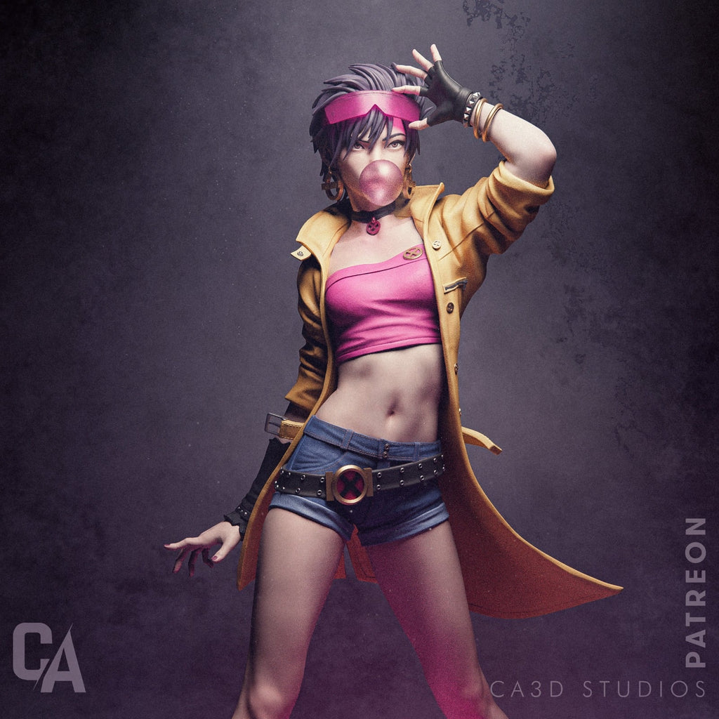 Jubilee Marvel resin figure by CA 3D Studios — studio preview 2