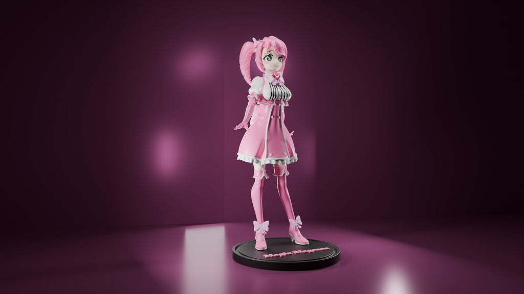 Magenta Magic (Gushing Over Magical Girls) resin figure by RemyJF — studio render 2