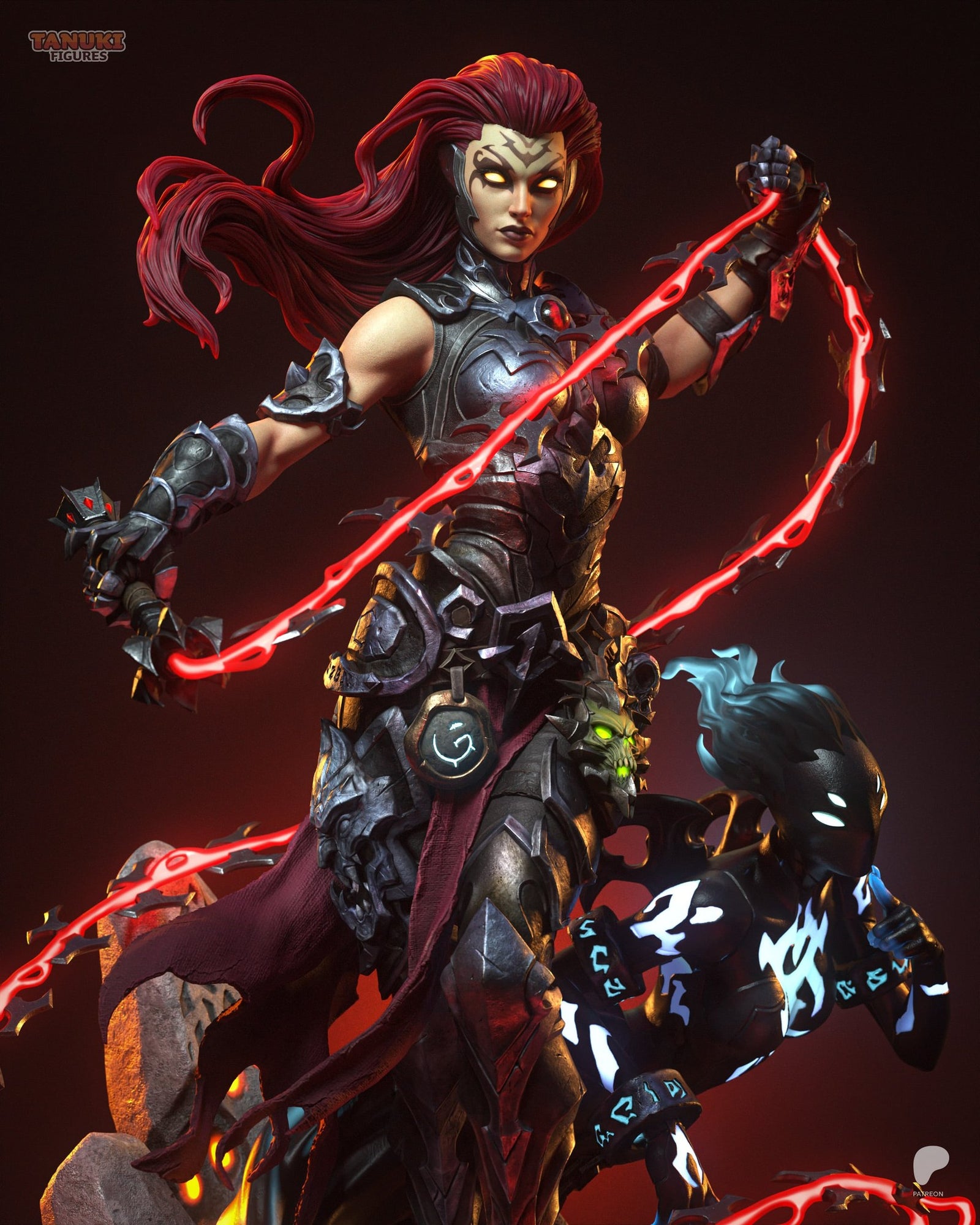 Fury (Darksiders) resin figure by Tanuki Figures — studio render 3