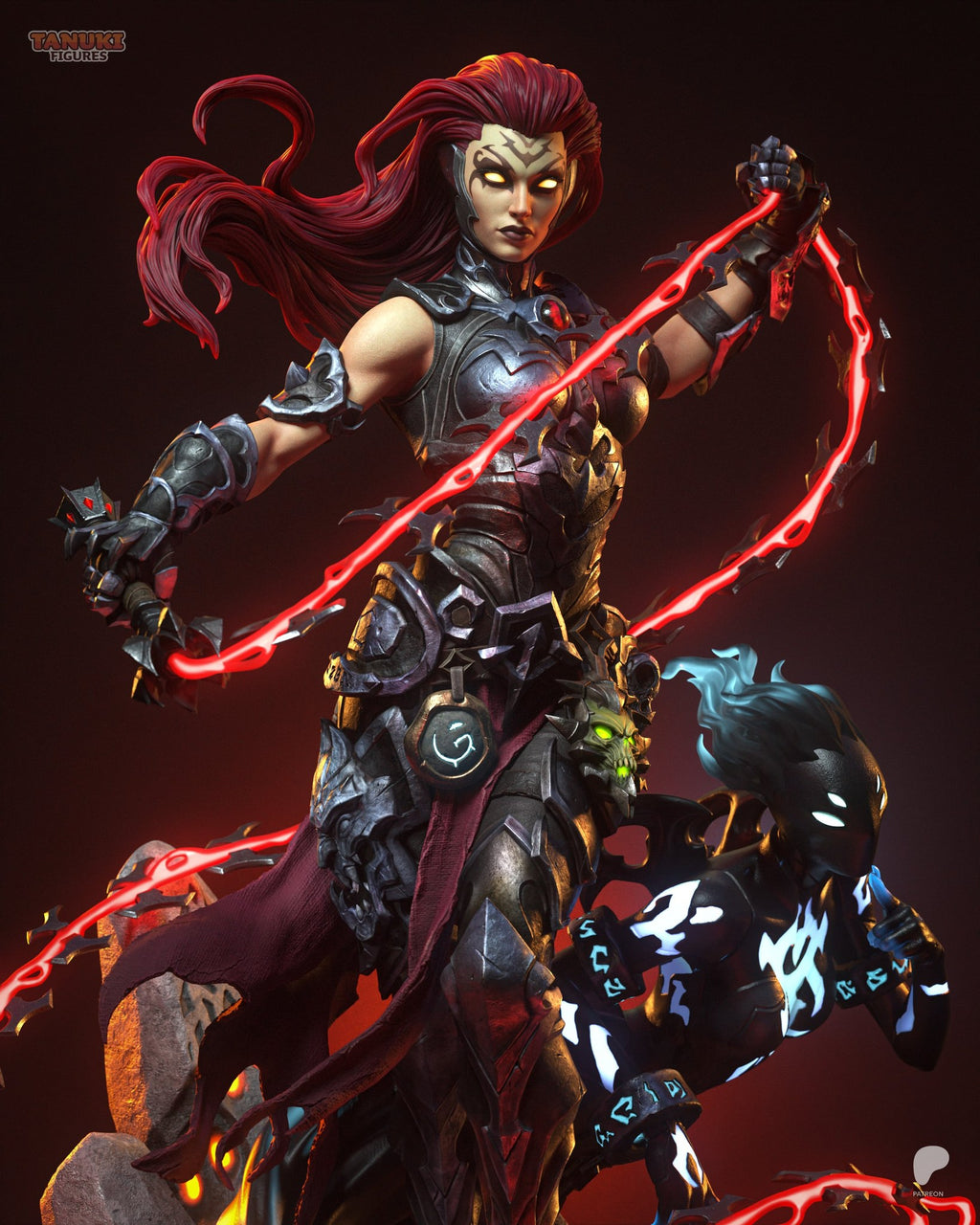 Fury (Darksiders) resin figure by Tanuki Figures — studio render 3