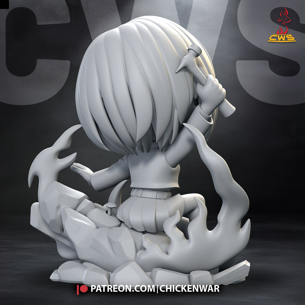 Nobara Kugisaki (Jujutsu Kaisen) resin figure by CW Studio — studio render 9
