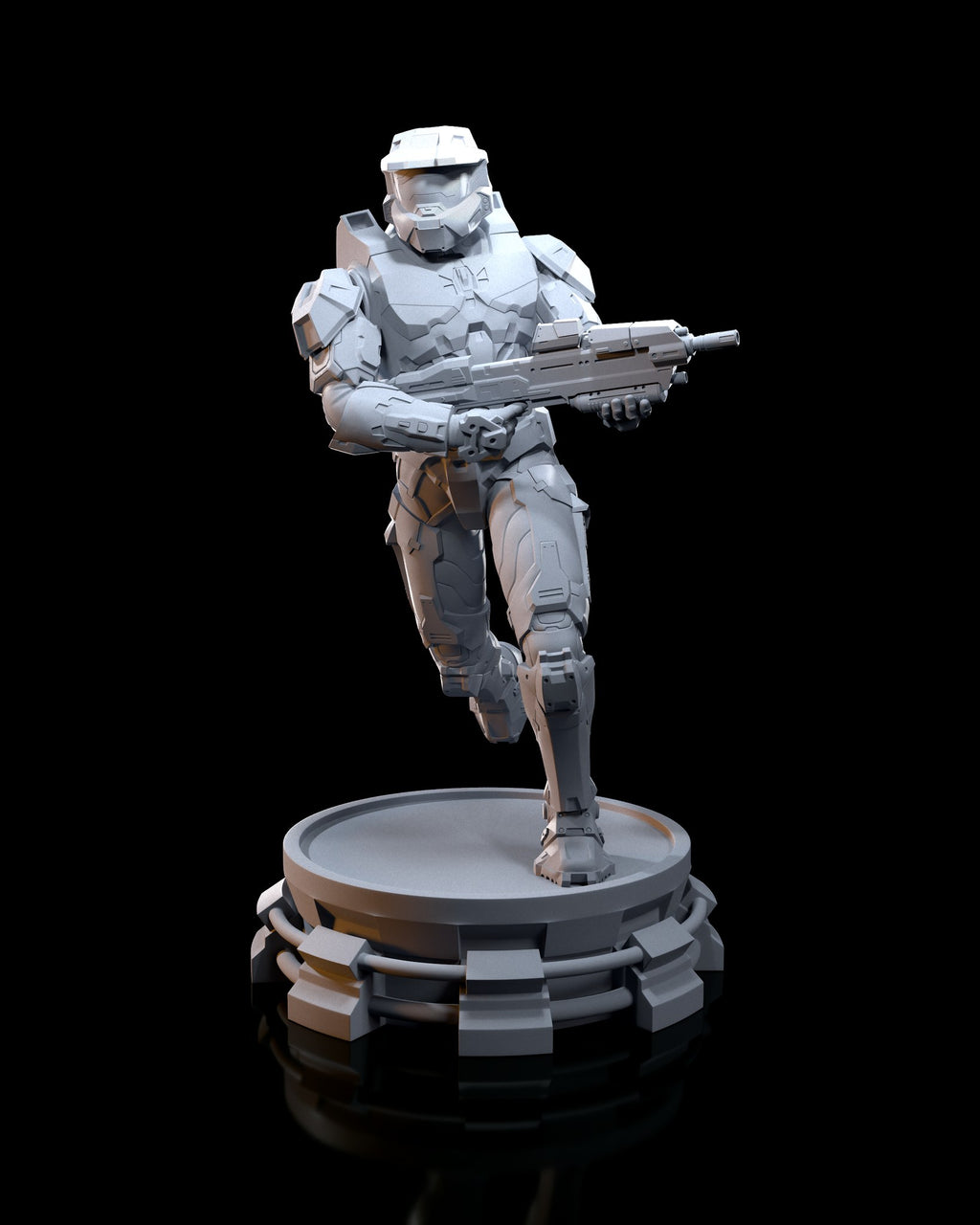 Master Chief (Halo) resin figure by h3LLcreator — studio render 5