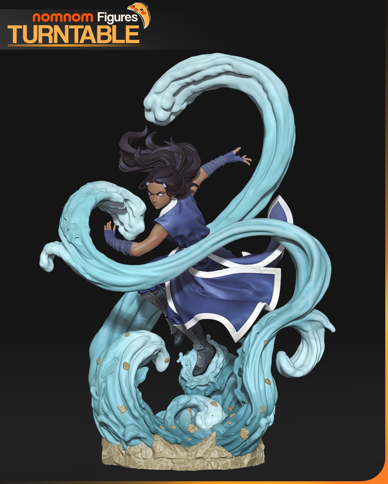 Katara Avatar The Last Airbender resin figure by NomNom Figures — studio preview