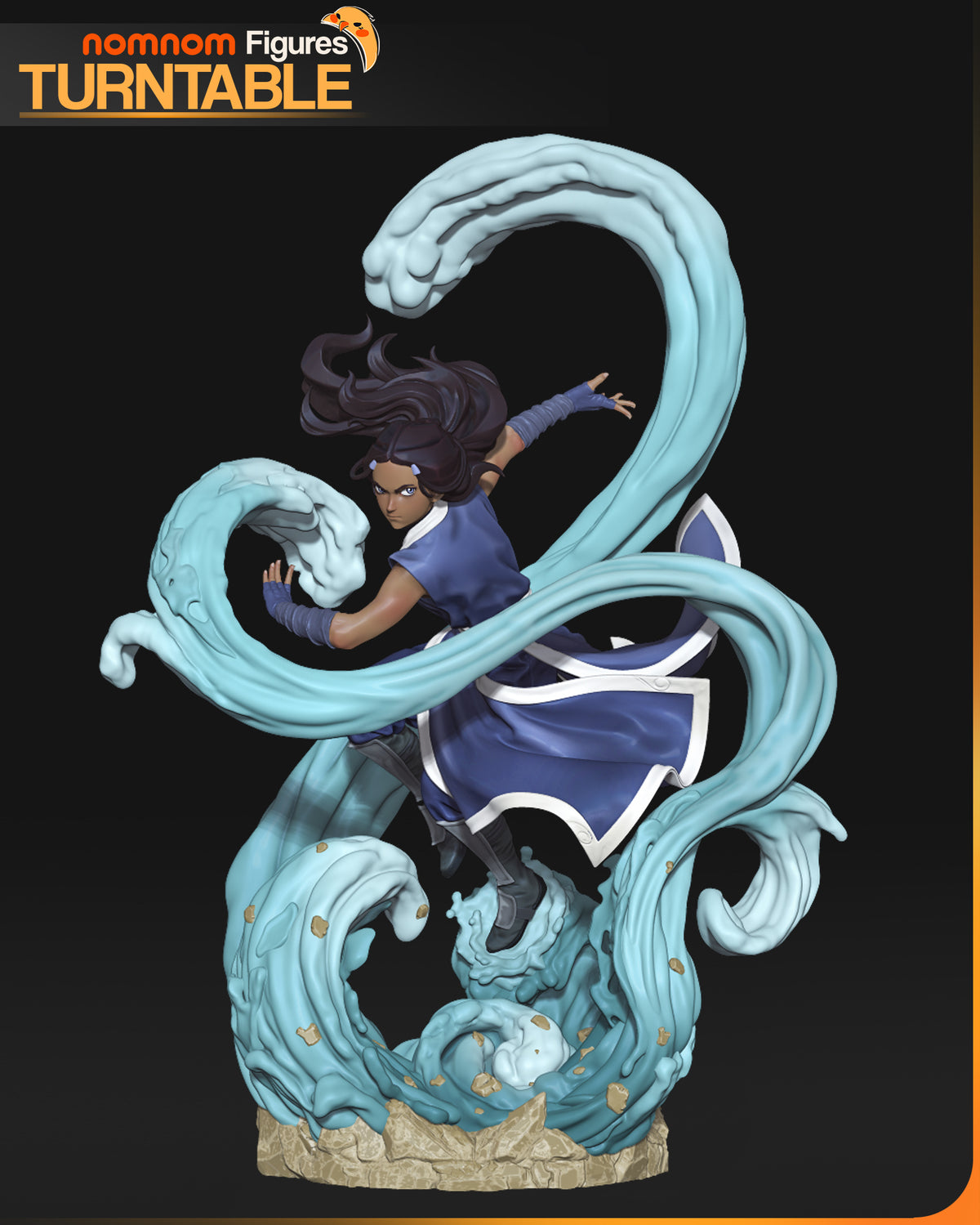 Katara Avatar The Last Airbender resin figure by NomNom Figures — studio preview