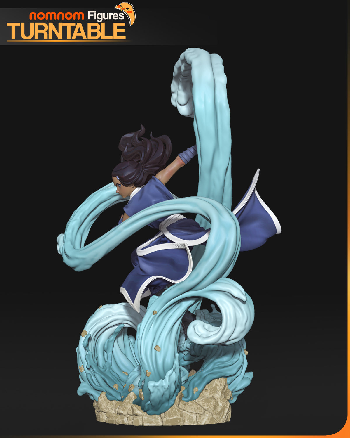 Katara Avatar The Last Airbender resin figure by NomNom Figures — studio preview