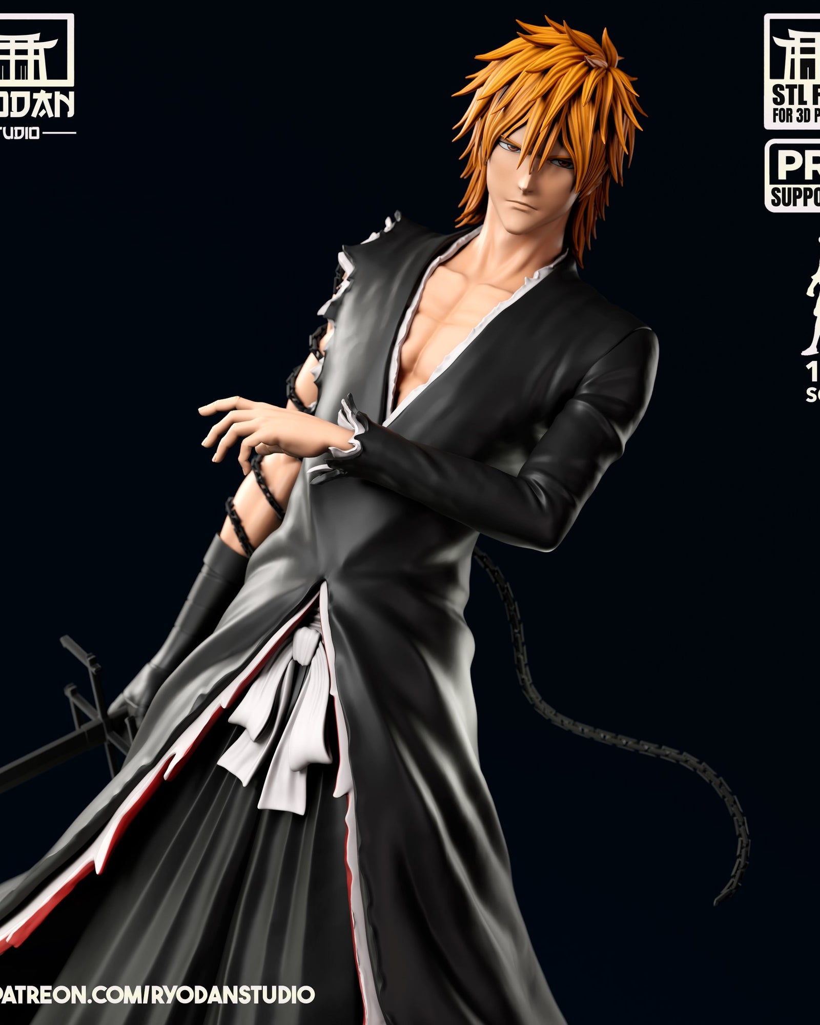 ichigo kurosaki bleach ryodan studio dangai