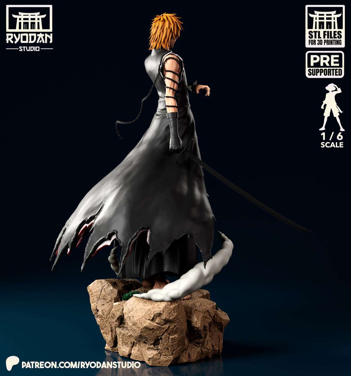 ichigo kurosaki bleach ryodan studio dangai