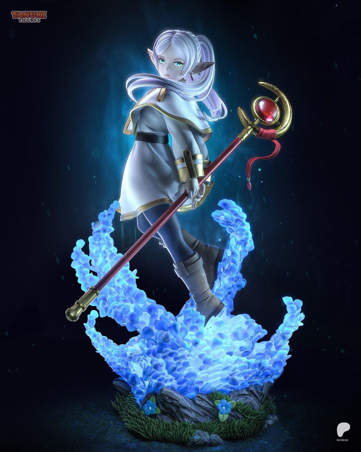 Frieren Beyond Journey's End resin figure by Tanuki Figures — studio preview