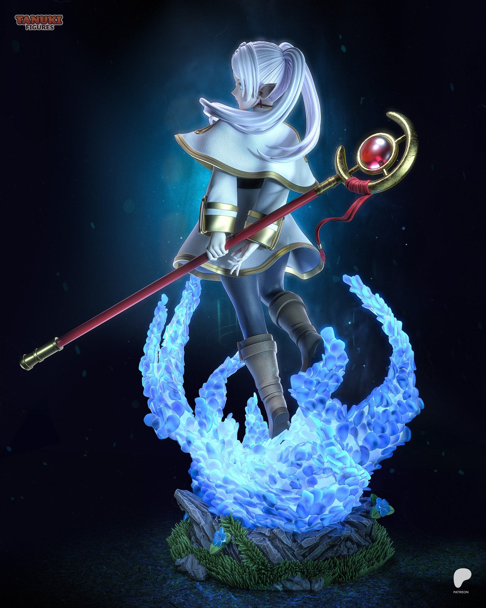 Frieren Beyond Journey's End resin figure by Tanuki Figures — studio preview