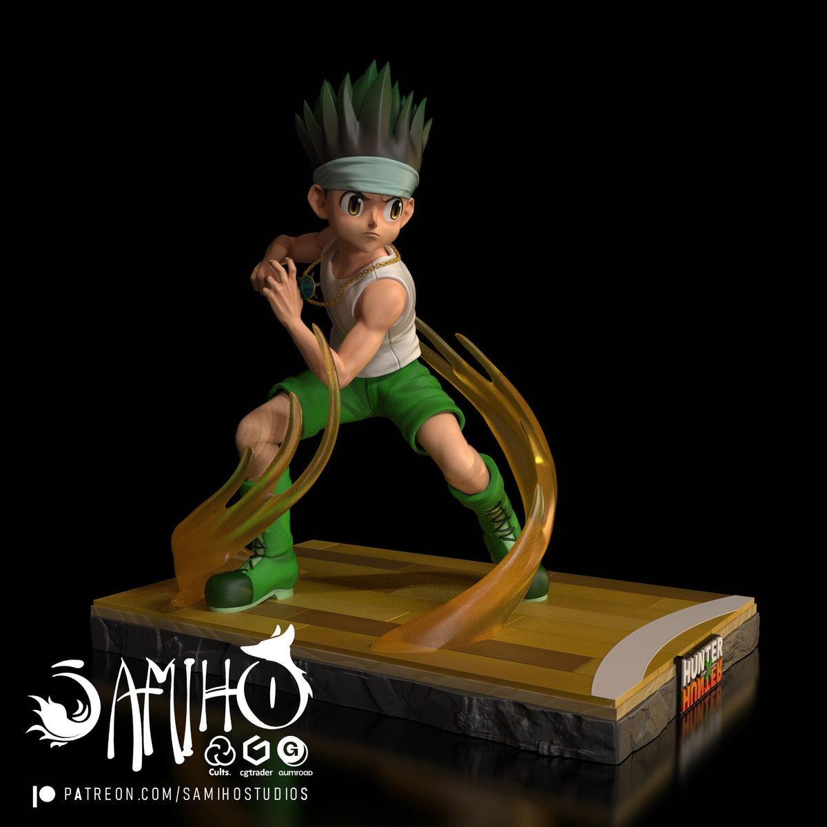 gon freecss hunter x samiho studios