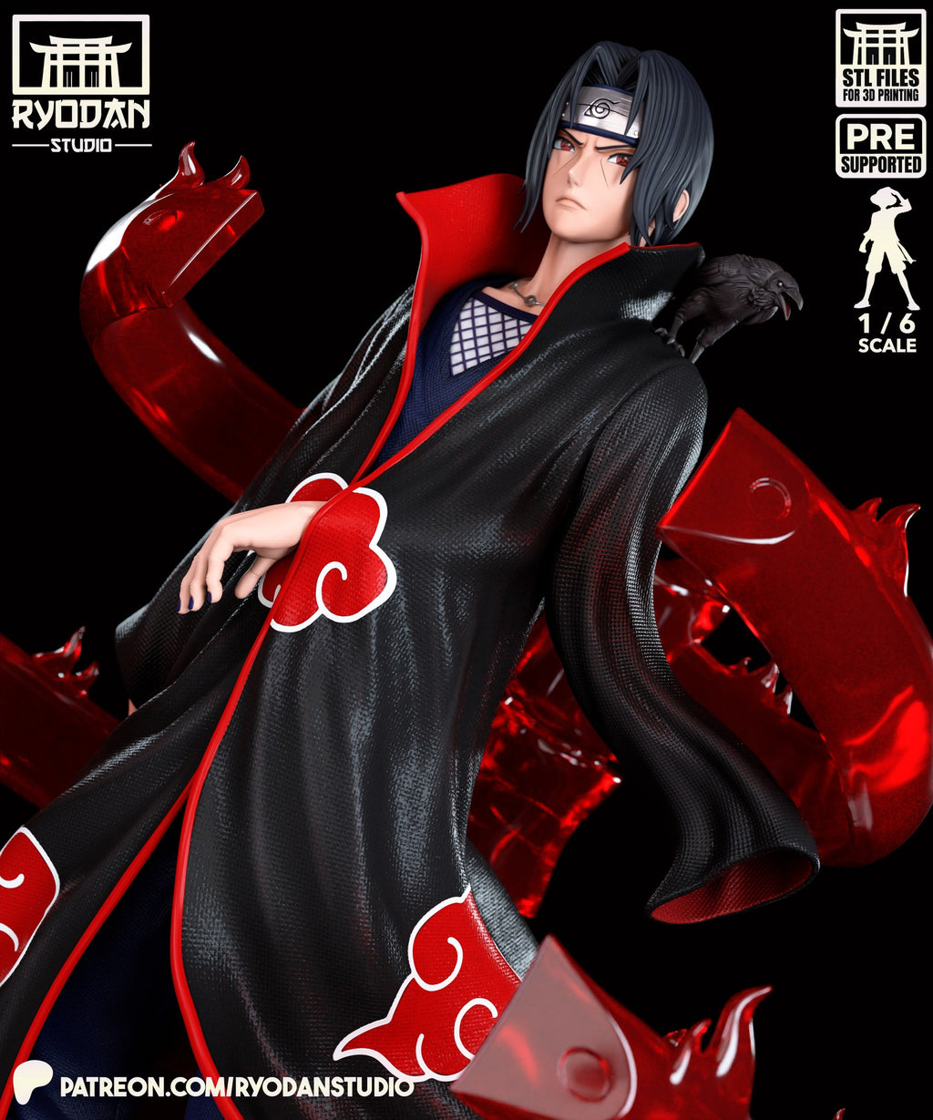 Itachi Uchiha Naruto resin figure — studio preview