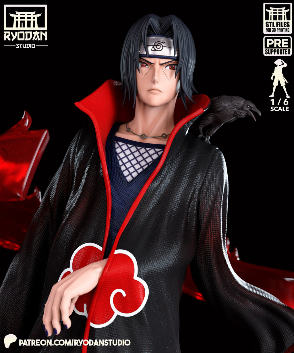 Itachi Uchiha Naruto resin figure — studio preview