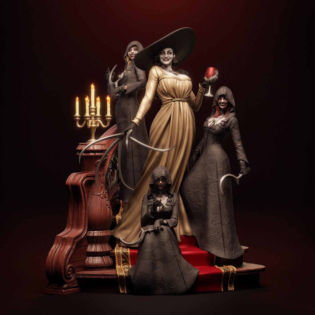 Lady Dimitrescu — studio render 9