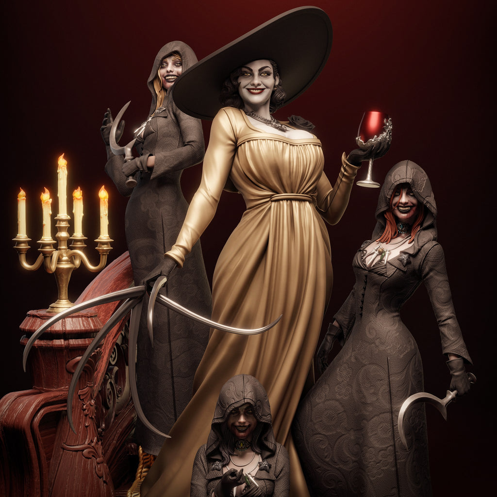 Lady Dimitrescu — studio render 10