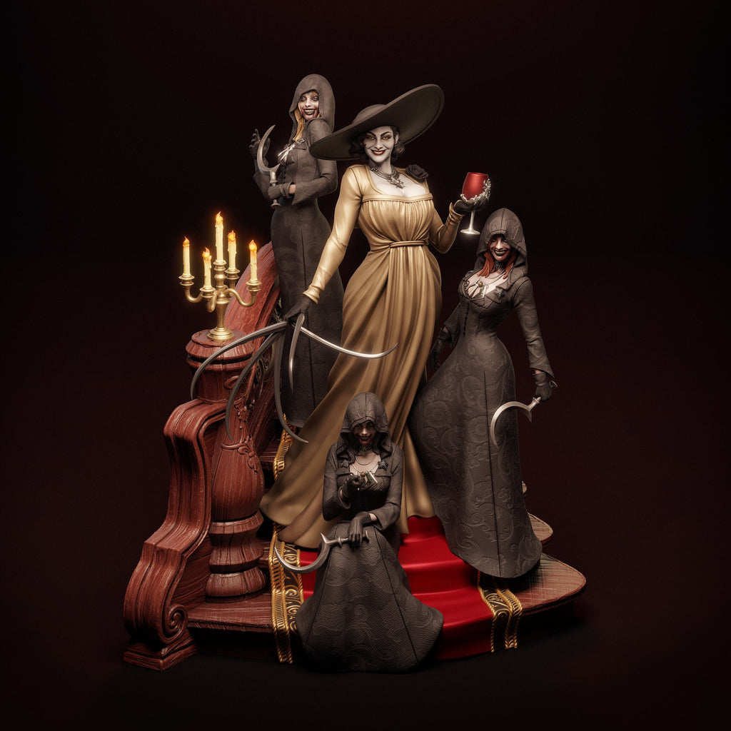 Lady Dimitrescu — studio render 5