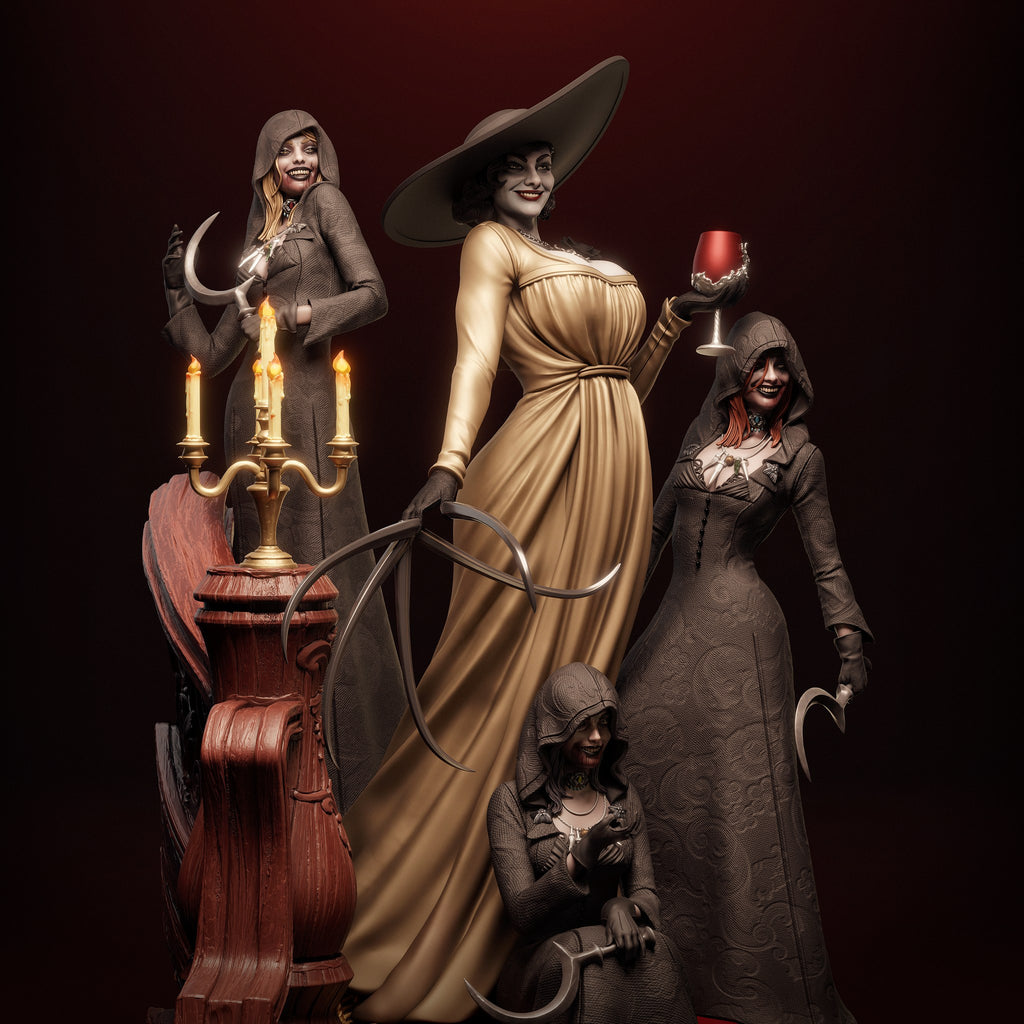 Lady Dimitrescu — studio render 8