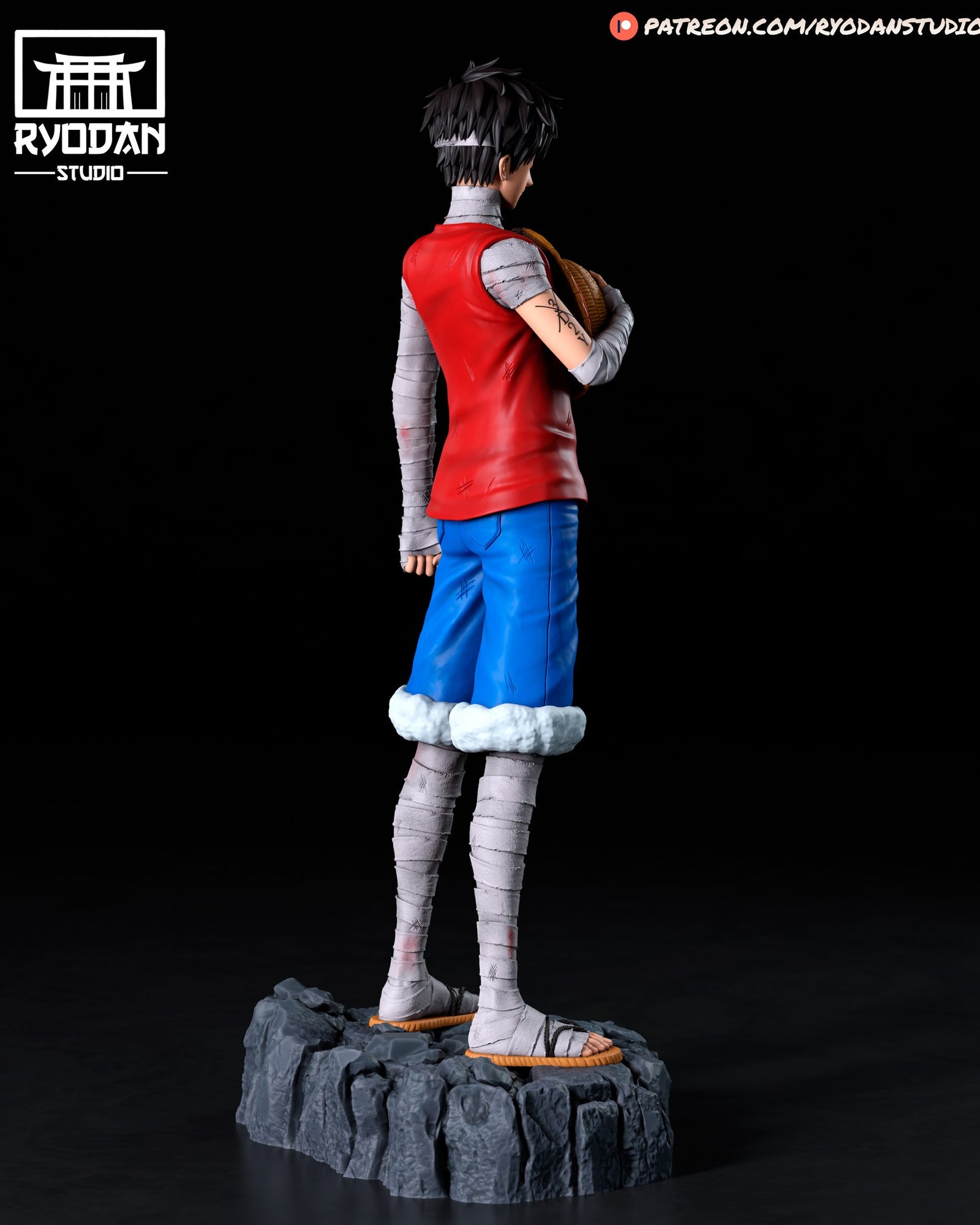 monkey d luffy one piece ryodan studio marineford