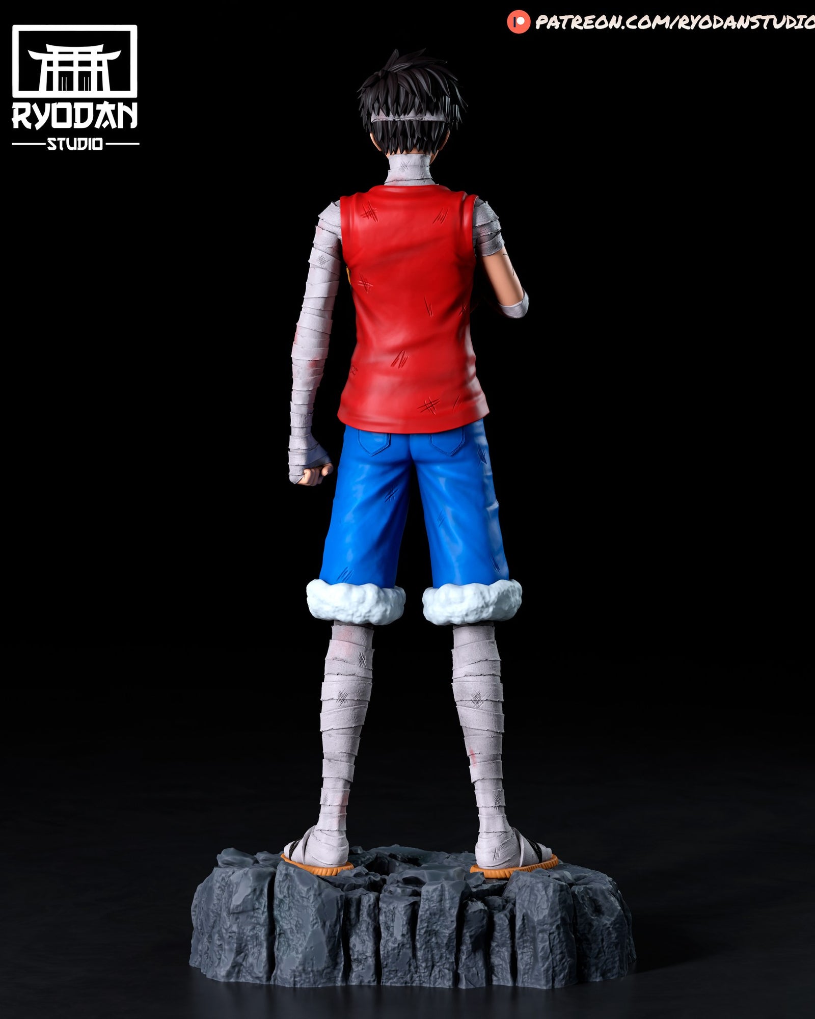 monkey d luffy one piece ryodan studio marineford