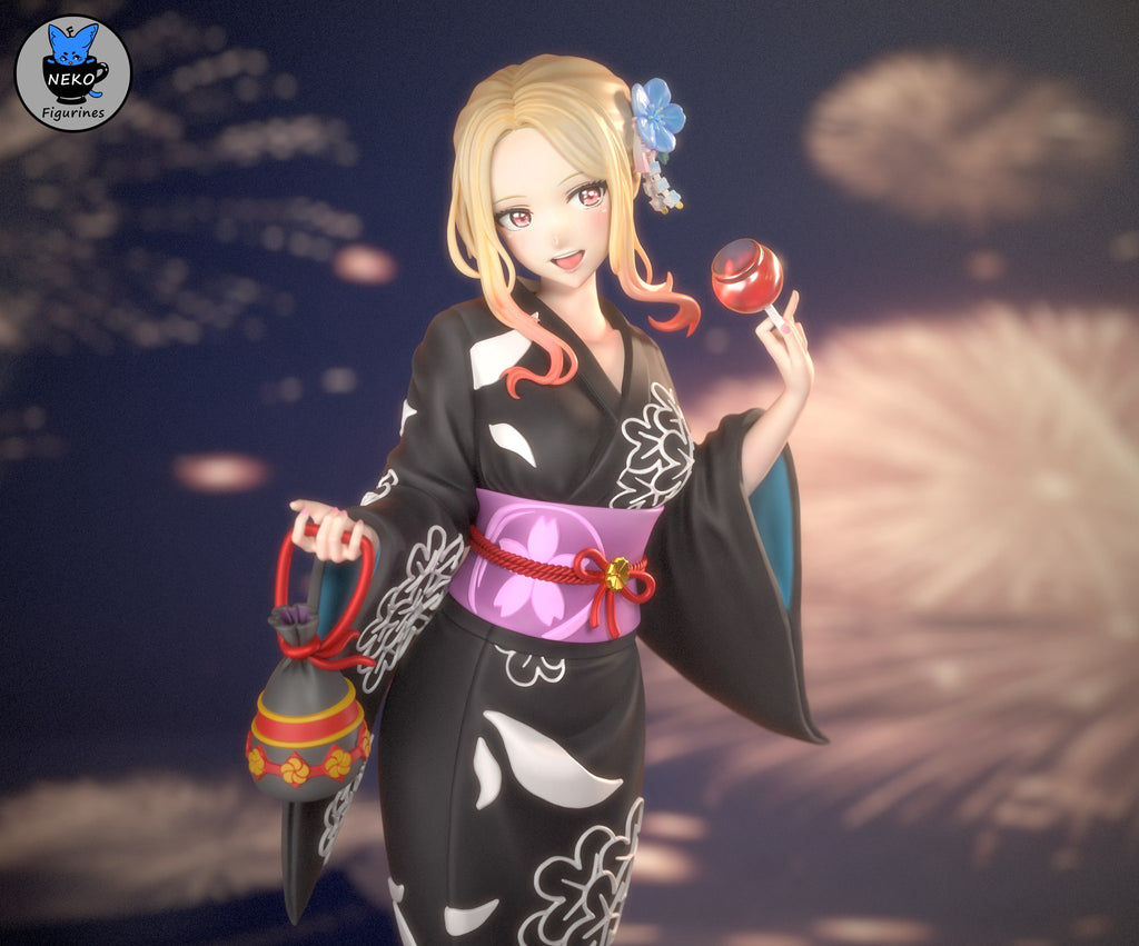 marin kitagawa my dress up darling neko figurines