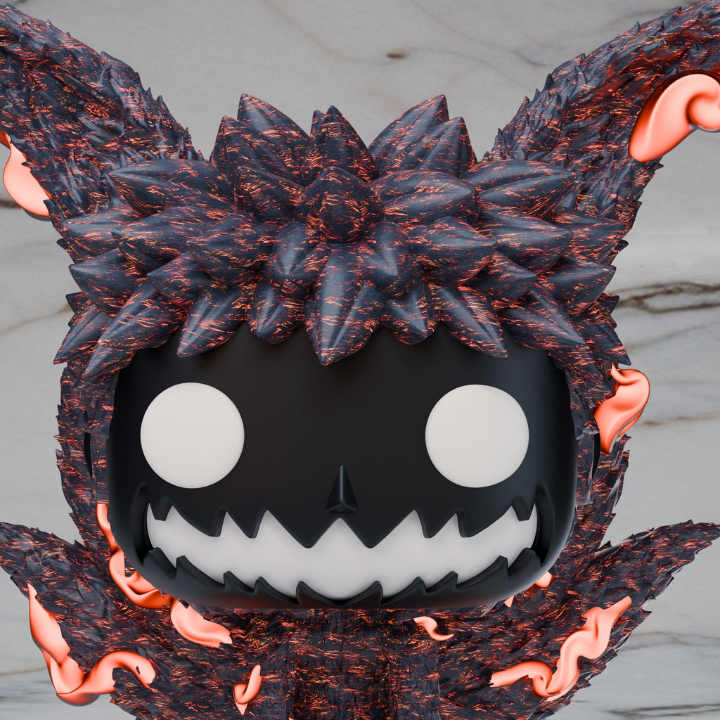 naruto uzumaki chibi land figures kyuubi 4 tails funko