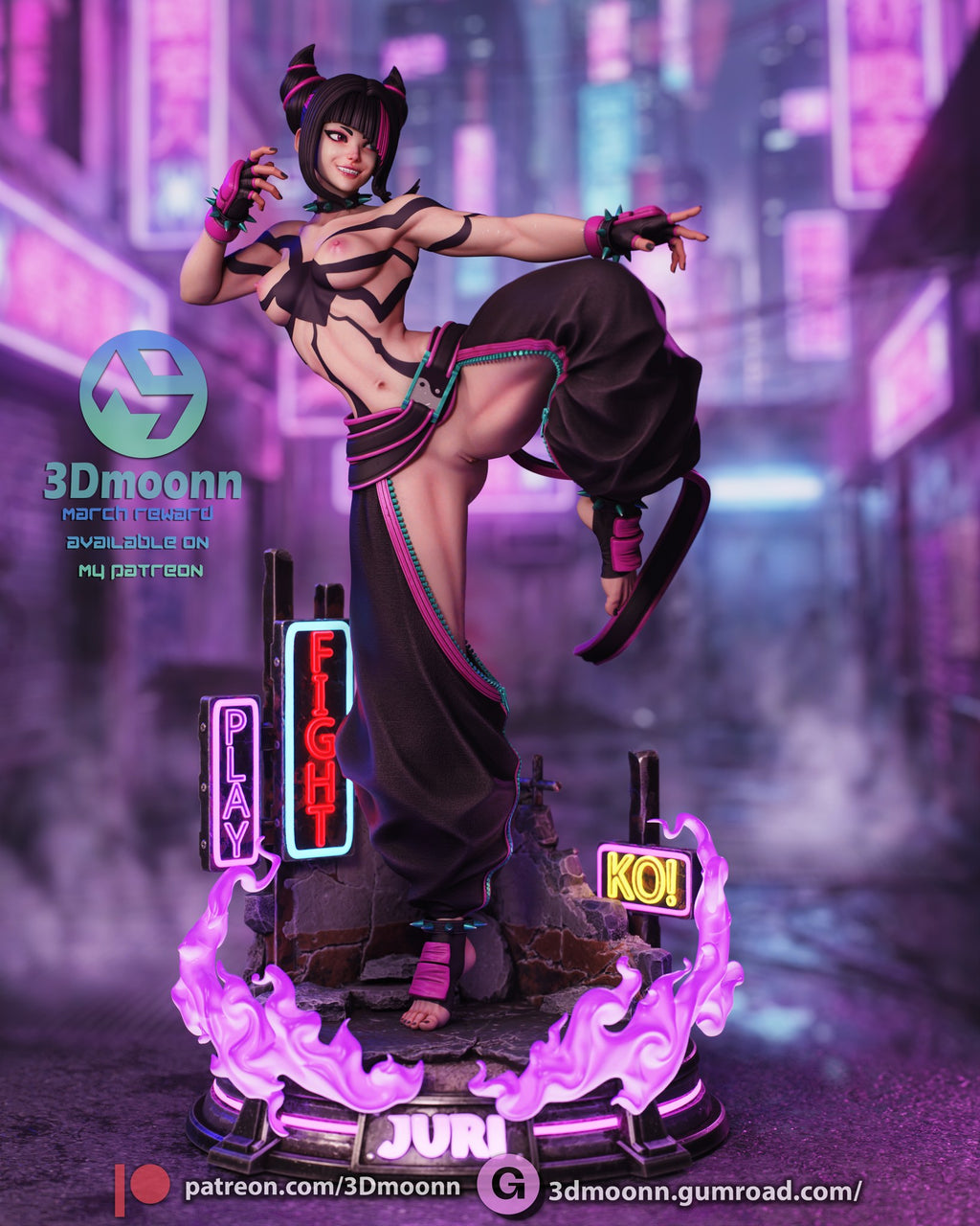 juri han street fighter 3dmoonn