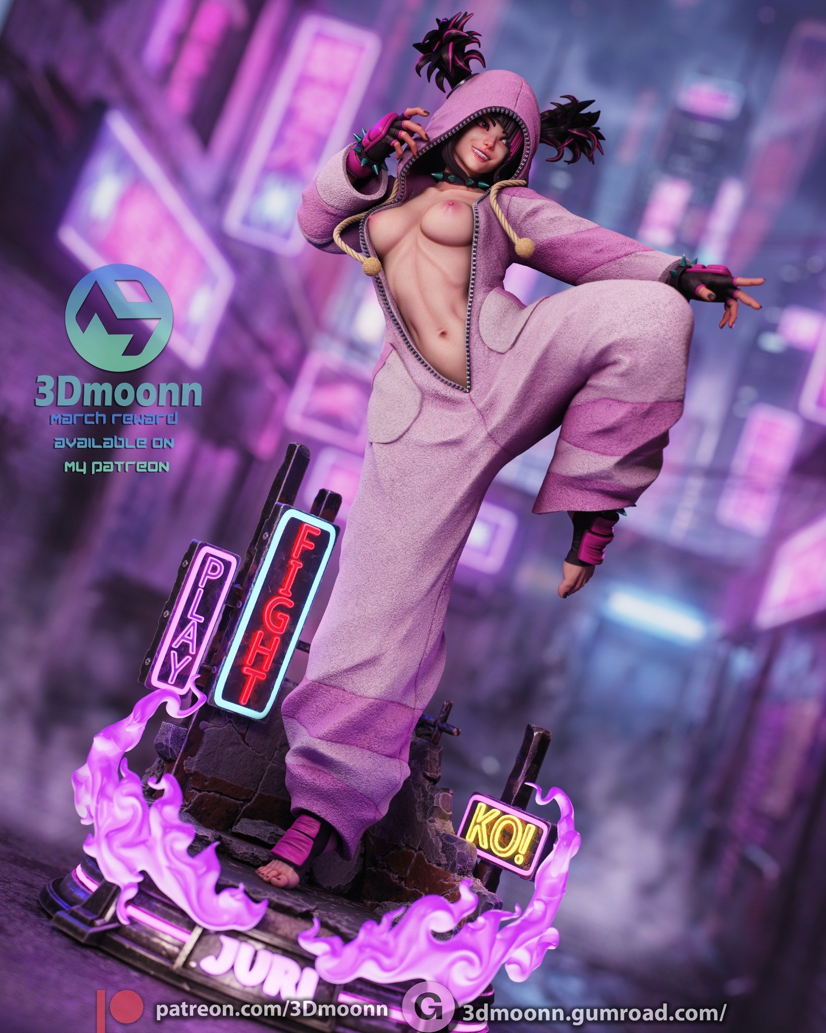 juri han street fighter 3dmoonn