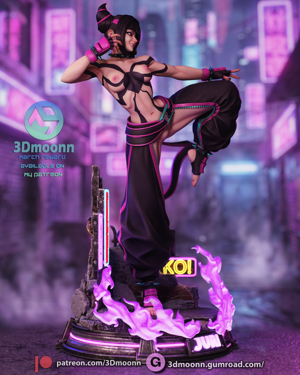 juri han street fighter 3dmoonn