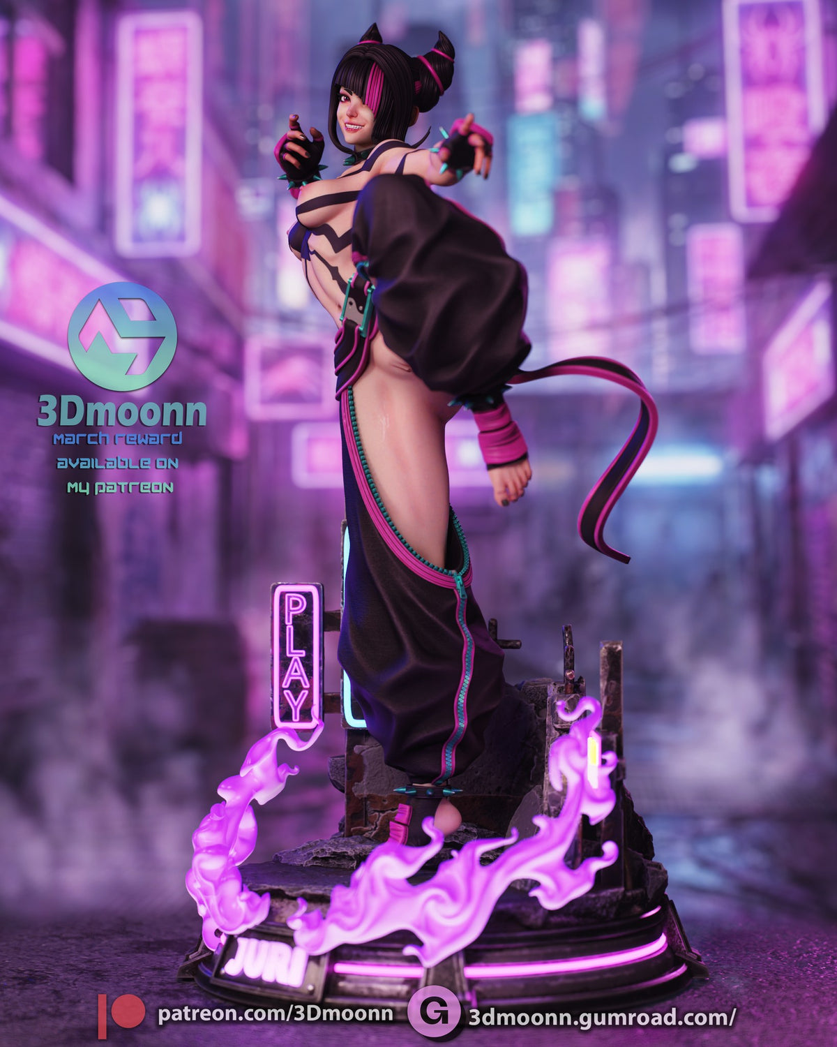 juri han street fighter 3dmoonn