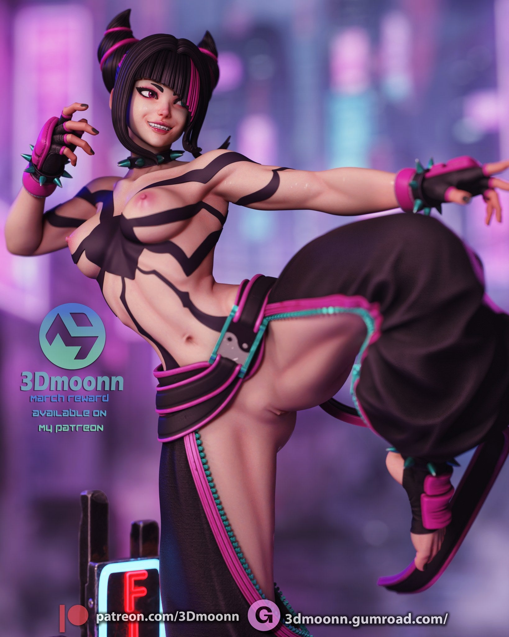 juri han street fighter 3dmoonn