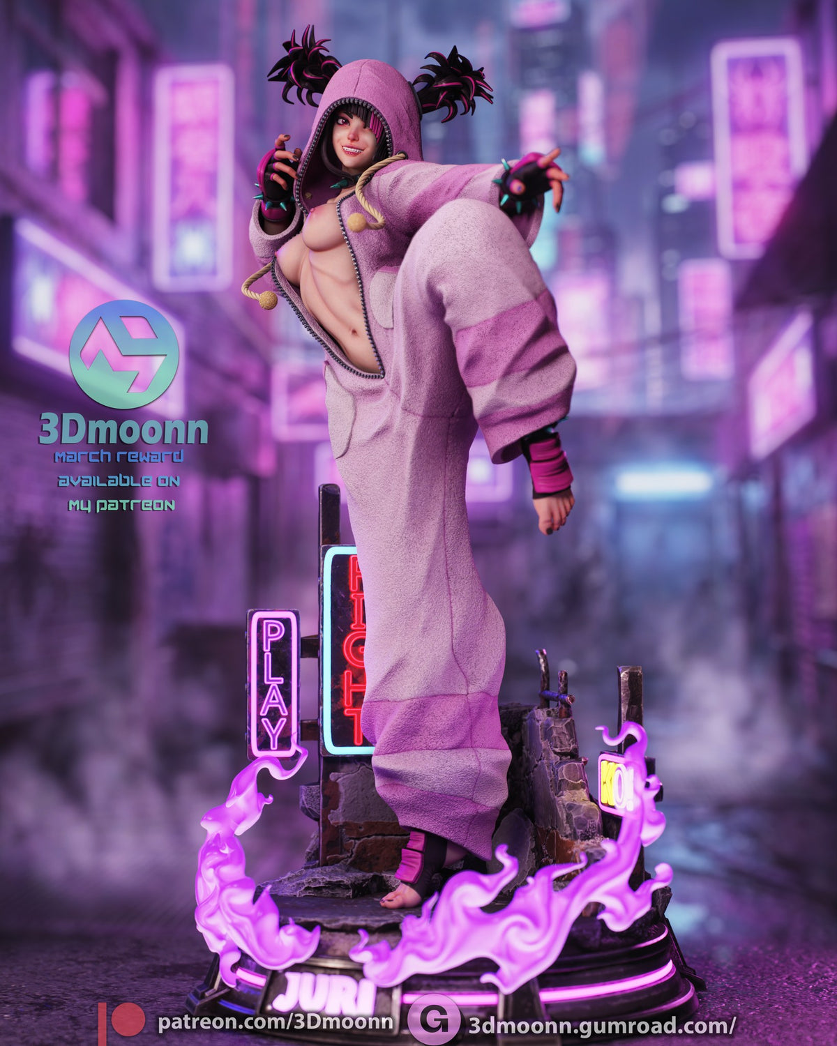 juri han street fighter 3dmoonn